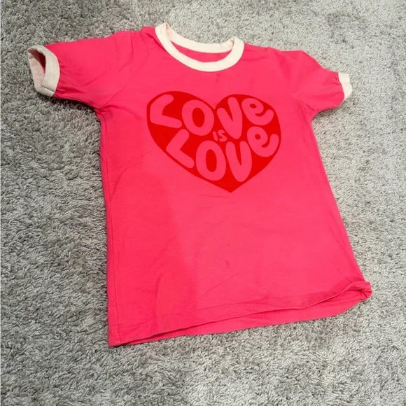 'Love Is Love' Ringer Tee 6T
Winter Water Factory made in Brooklyn - Picture 1 of 8